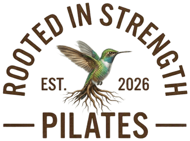 Rooted in Strength Pilates logo