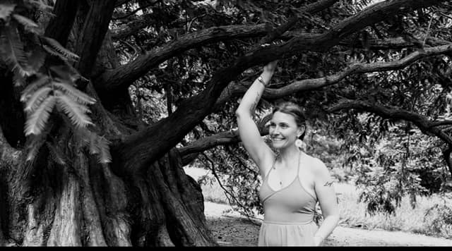Nikki Parris, owner and instructor at Rooted in Strength Pilates in Seaford, DE